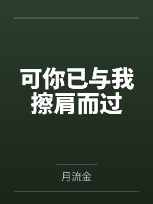可你已与我擦肩而过 可你已与我擦肩而过